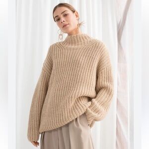 & other stories oversized cable Sweater sz XS